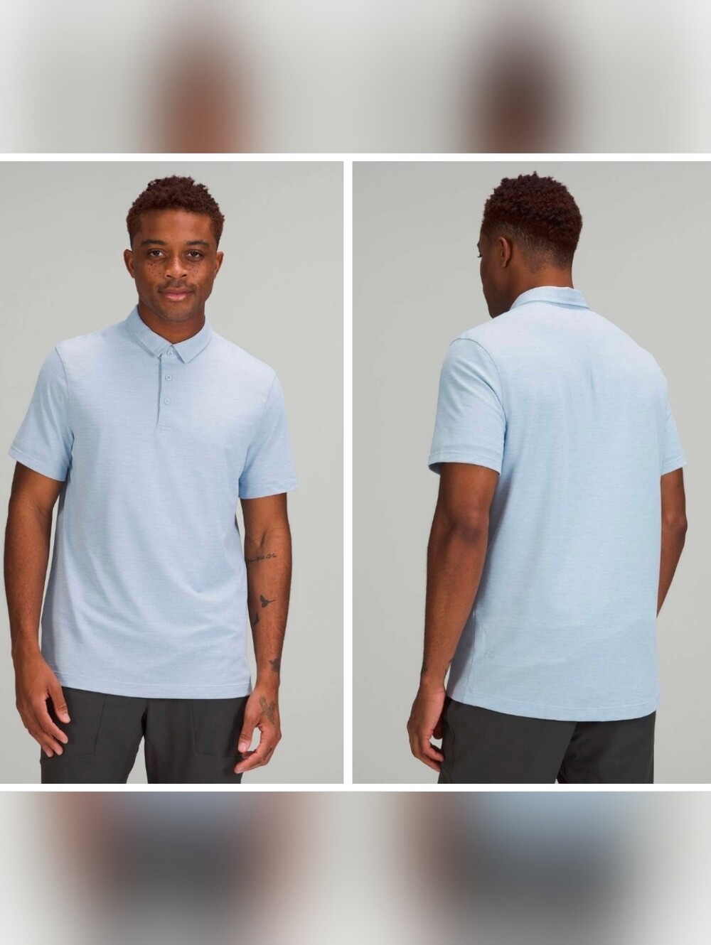 Lululemon Evolution Short Sleeve Polo Shirt *Pique Fabric